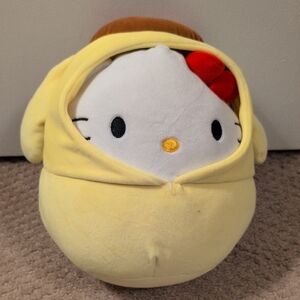 Squishmallows Hello Kitty As Pompompurin Plush EUC